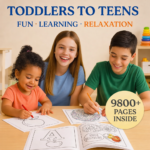 9800+ Kids Coloring Pages MEGA Bundle - Image 2