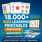 18,000+ Kids Worksheets Mega Bundle - Image 2