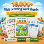 18,000+ Kids Worksheets Mega Bundle